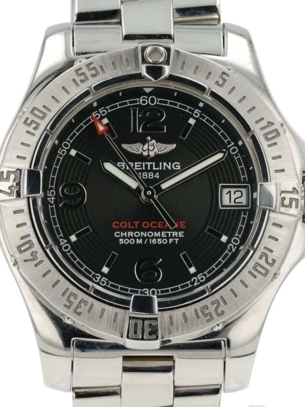 Breitling Colt Ladies Black Dial Stainless Steel 33mm Quartz Ladies Watch